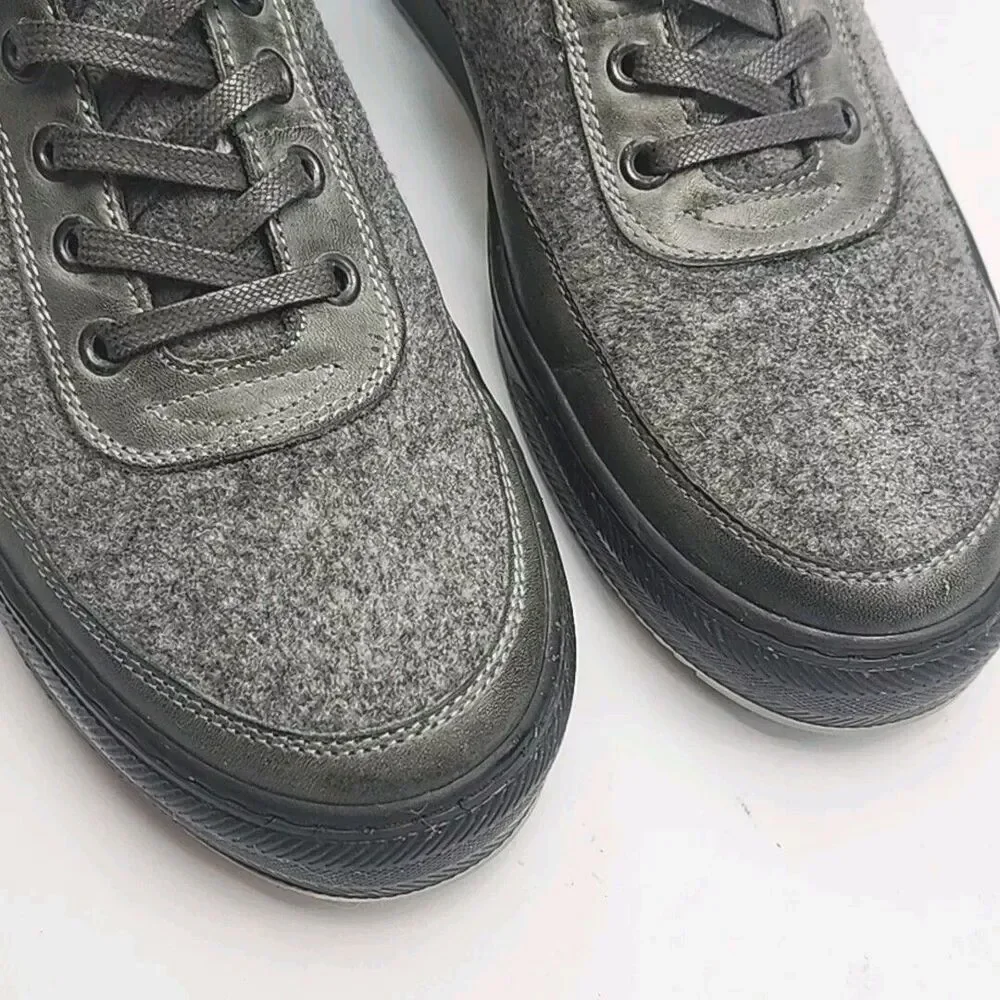 Cycleur de Luxe Sneakers Shoe Gray Wool Feel 1.25